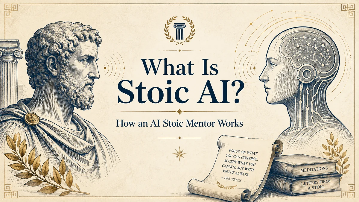 Marcus Aurelius and Epictetus connected to an open source text and a conversational interface